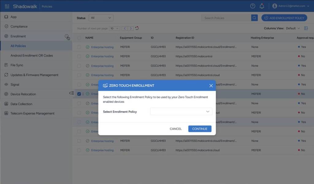 MEFERI Zero-Touch MEFERI Zero-Touch