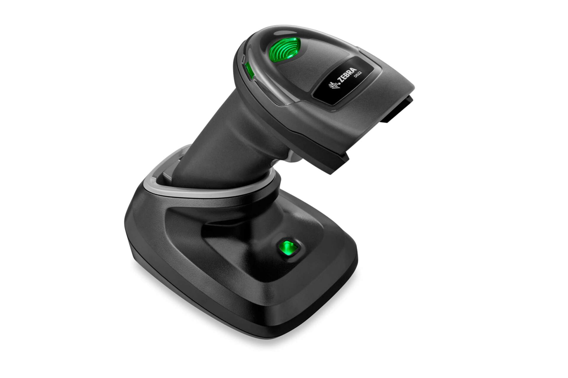 Zebra DS2278 ds2278 black cradle front right facing official