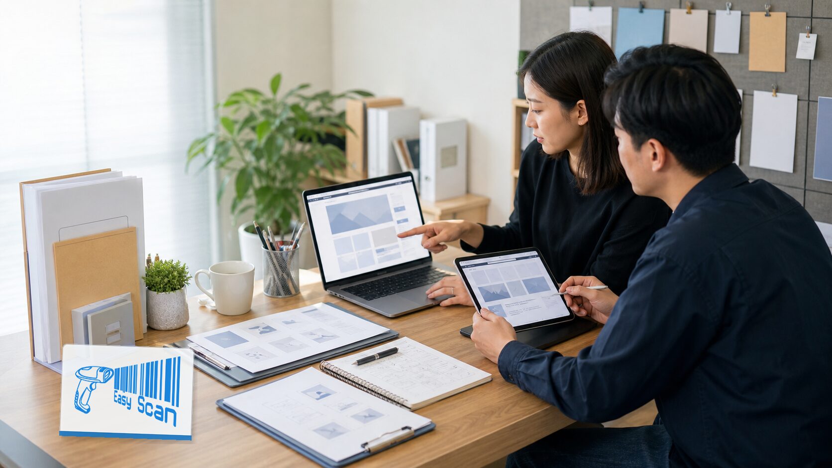 Easy Scan ERP 系統支援企業整理網站內容及查詢流程