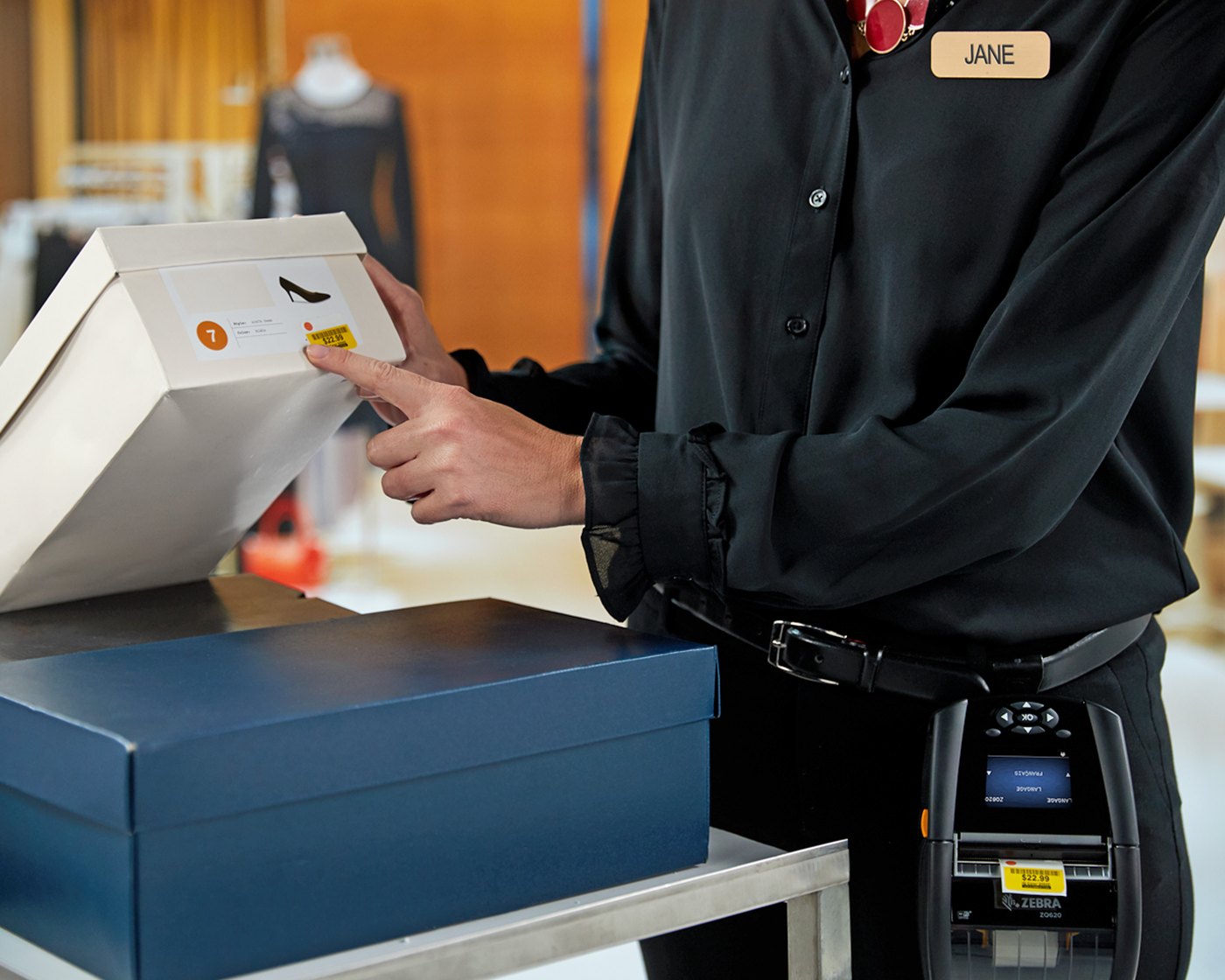 Barcode labels and ribbon consumables for printer matching