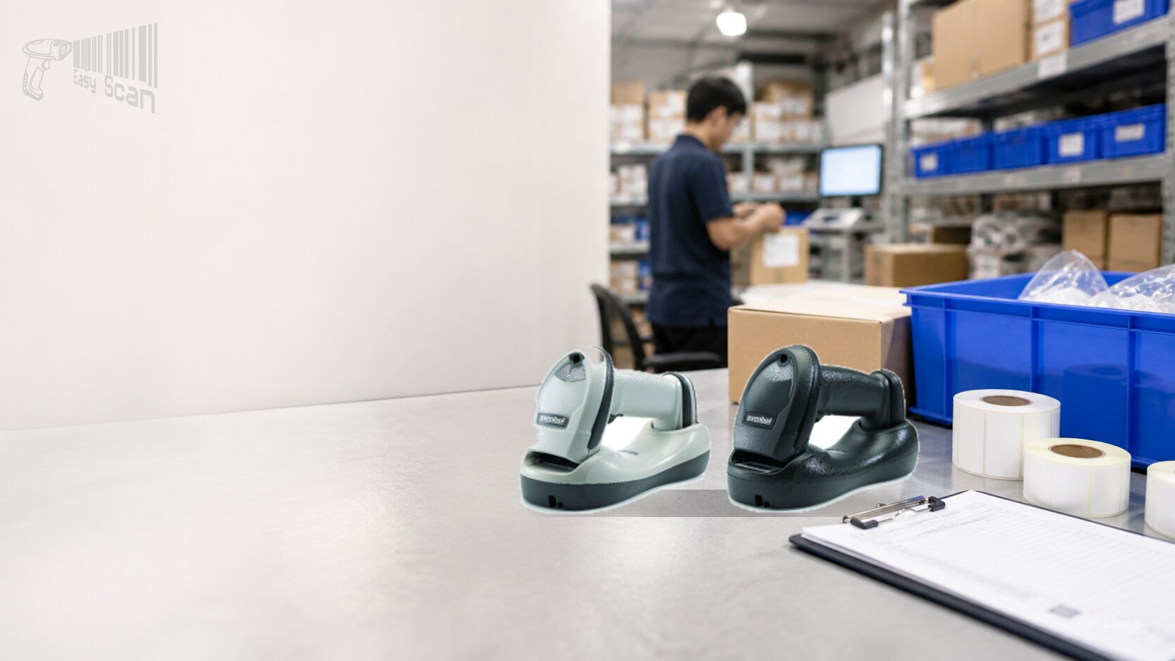 Zebra LI4278 cordless 1D barcode scanner product image