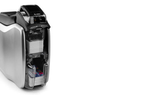 Zebra ZC300 zc300 series right facing cards 3x2 3600
