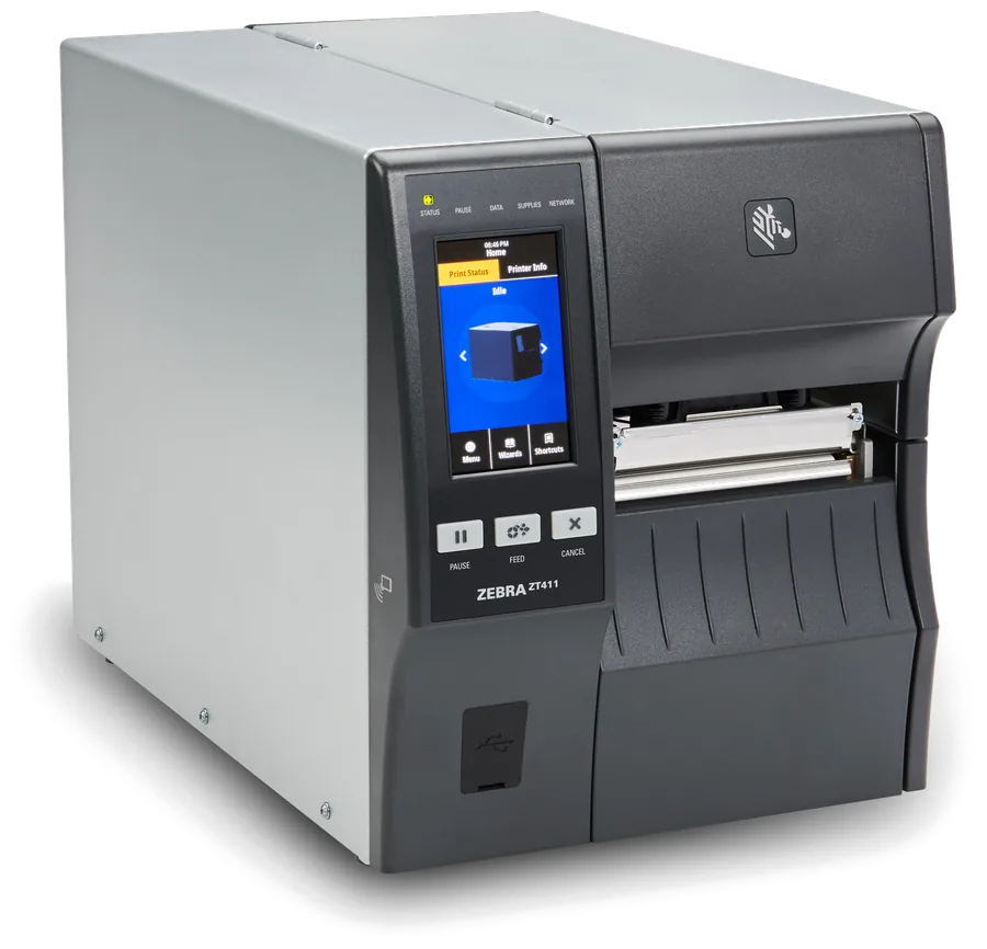 Zebra ZT411 industrial barcode and label printer